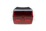 Achterlicht klein model ULO chroom / rood 6v / 12v