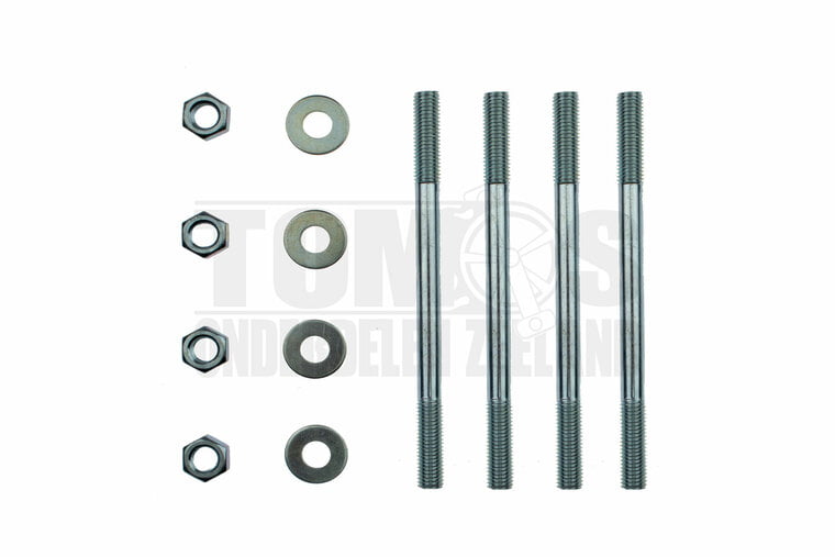 Tomos Cilindertapeind set met moeren M6x107 2L / 3L