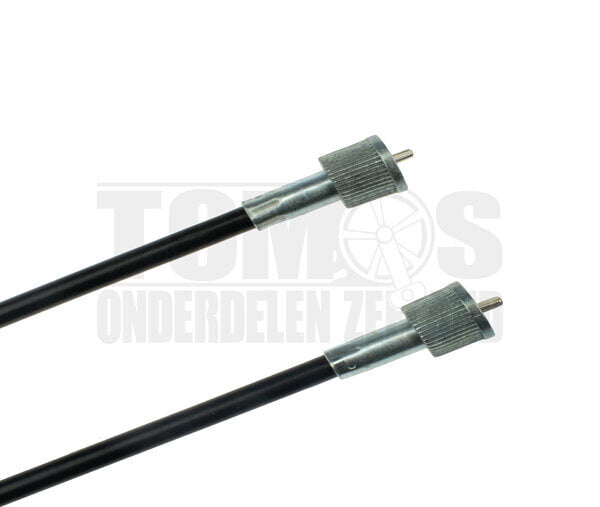 Kilometertellerkabel 75cm M10 / M10 zwart Elvedes