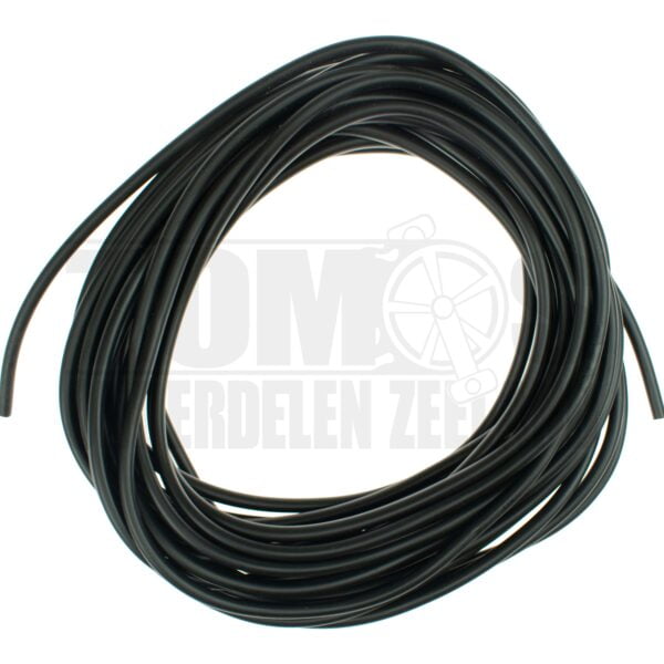 Olieslang silicone 3x5mm zwart per 1 meter RMS universeel