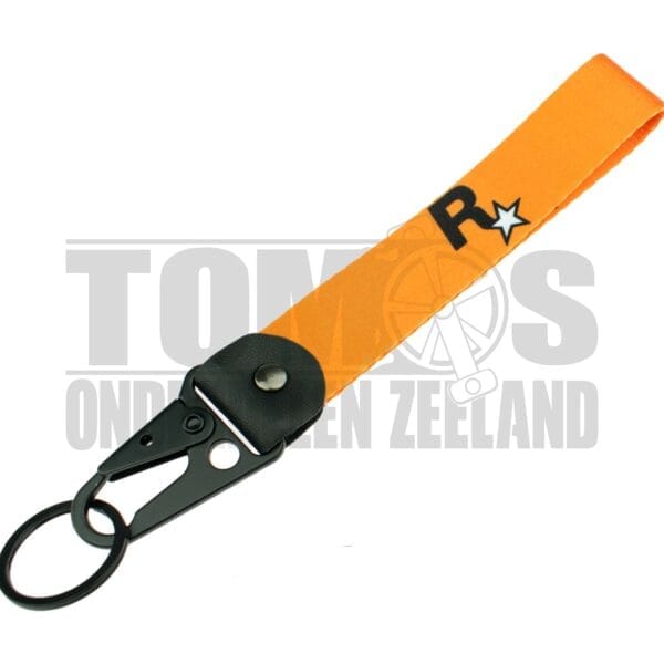 Sleutelhanger Rockstar Games oranje / zwart