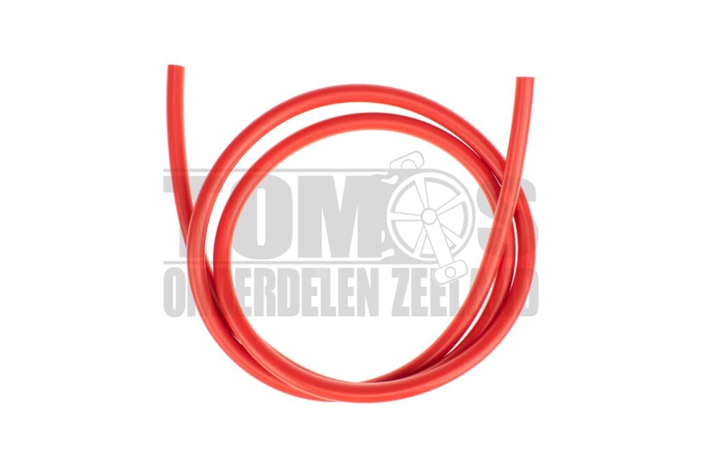 Bougiekabel 7mm dik rood 1 meter universeel