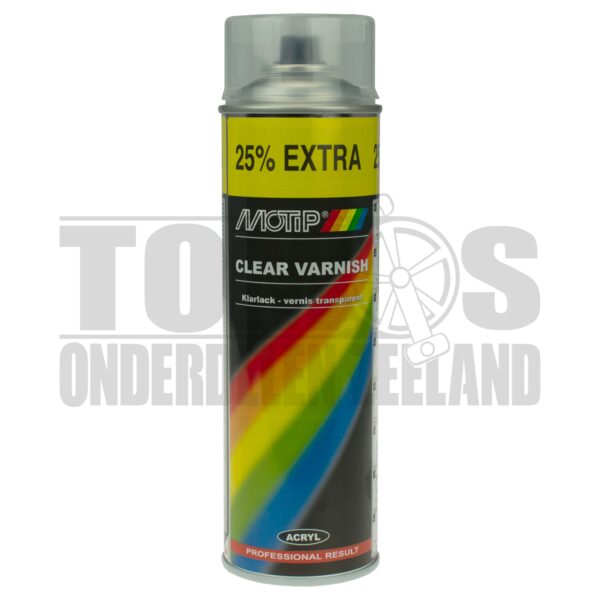 MoTip Spuitlak blanke lak mat 500ml