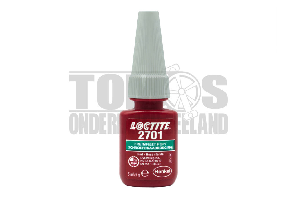 Loctite 2701 schroefdraadborgmiddel groen (sterk) 5ml