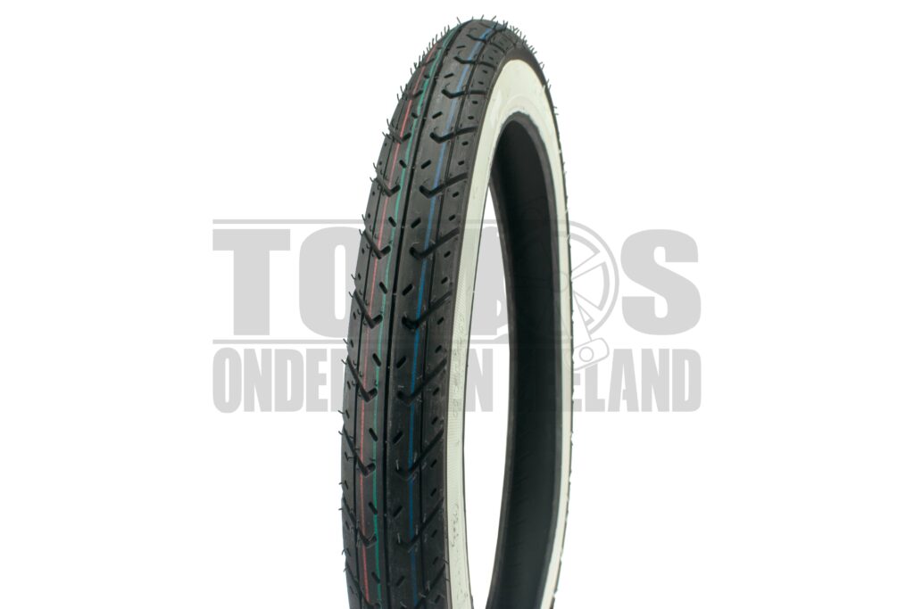 Buitenband 16 inch 2.50x16 Kenda K327 white wall band S25 / A3 / A35