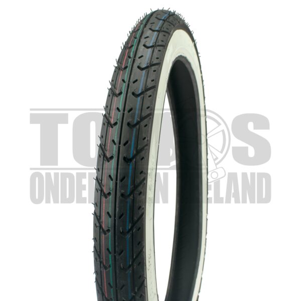 Buitenband 16 inch 2.50x16 Kenda K327 white wall band S25 / A3 / A35