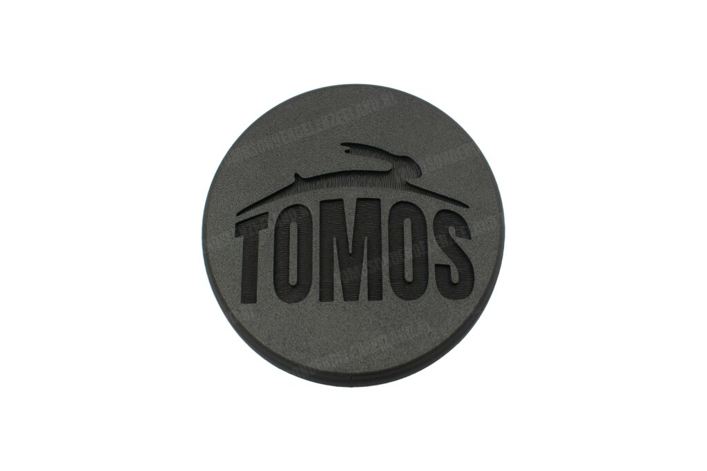 Tomos Afdekplaat met logo basic kickstartdeksel / vliegwieldeksel A52 / A55