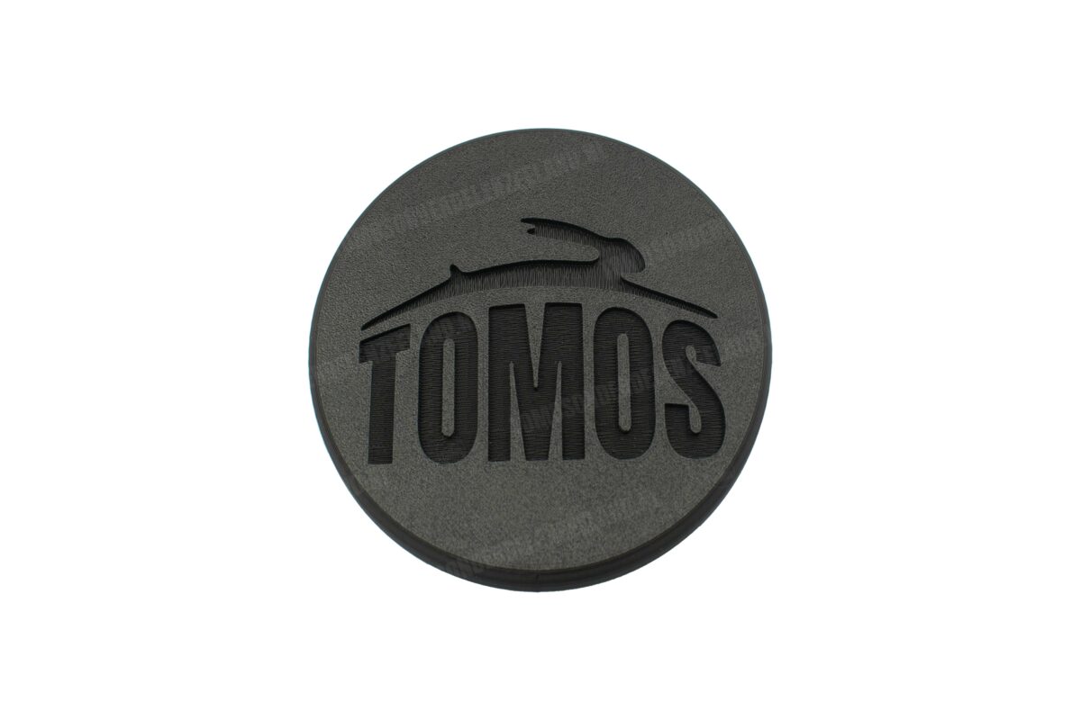 Tomos Afdekplaat met logo basic kickstartdeksel / vliegwieldeksel A52 / A55