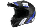 Helm Vito Crosshelm Tivoli mat zwart / blauw wit