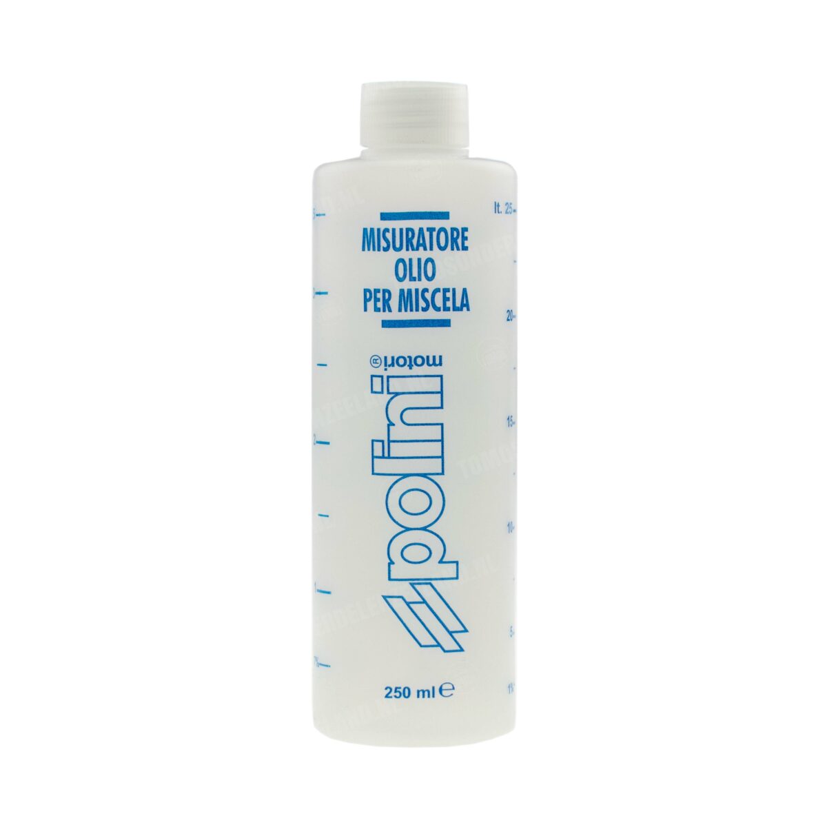 Maatbeker / mengbeker olie flesje Polini 250ml