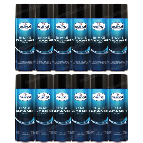 Eurol Remmenreiniger brake cleaner spray 500ml 12 stuks