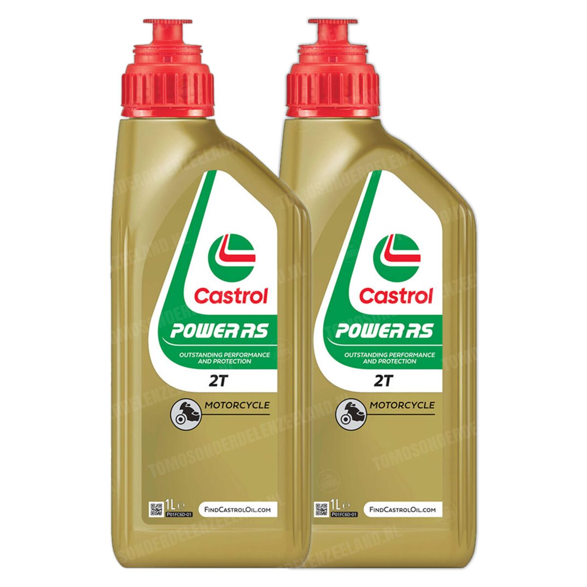 Castrol 2-takt olie Power 1 RS 1 liter (mengsmering) 2 stuks