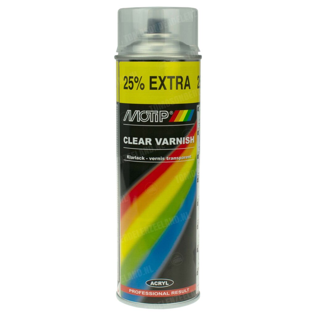 MoTip Spuitlak blanke lak mat 500ml