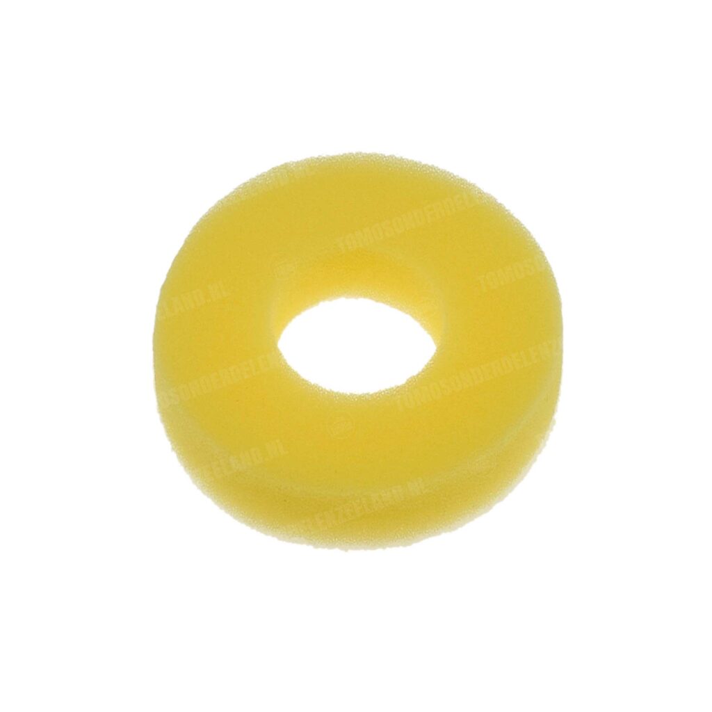 Tankdop spons 35mm geel
