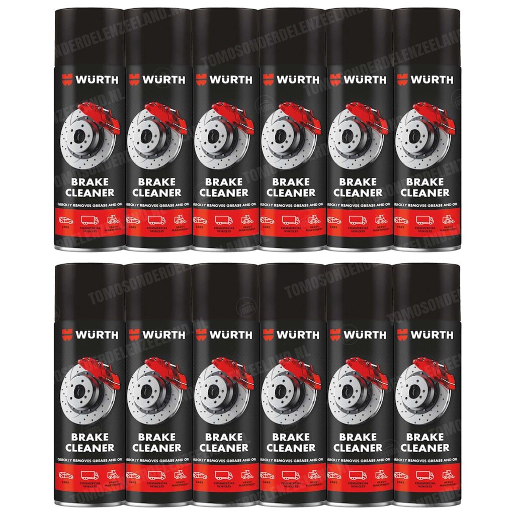 Würth Remmenreiniger brake cleaner spray 500ml 12 stuks