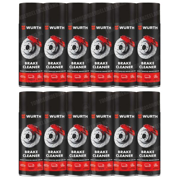 Würth Remmenreiniger brake cleaner spray 500ml 12 stuks