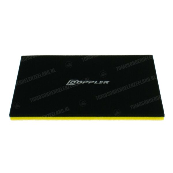 Luchtfilter element schuim zwart / geel doppler universeel