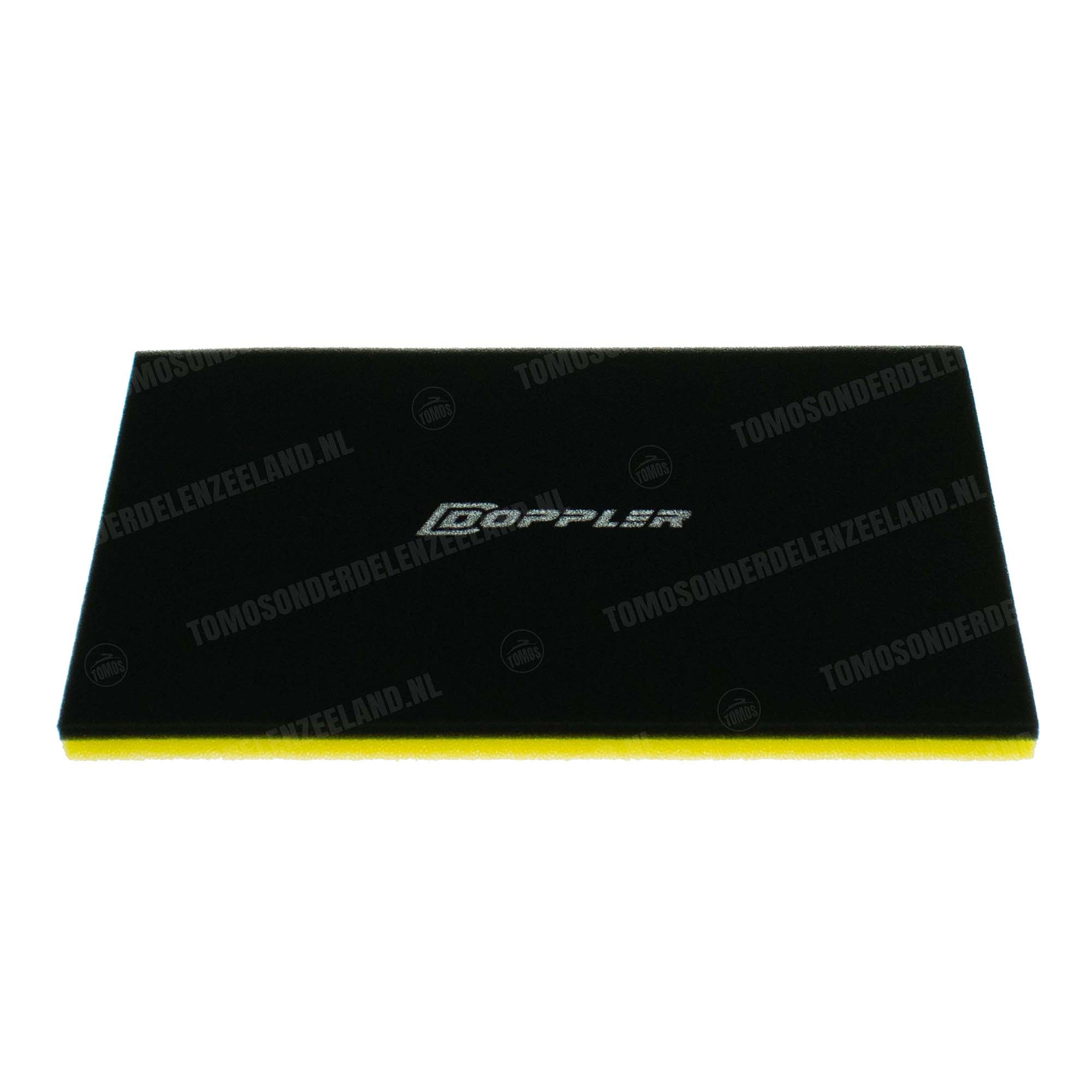 1550 Luchtfilter element schuim zwart / geel doppler universeel